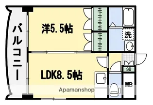 ロイヤルセンターBLD.【11階】の間取り