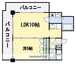 ロイヤルセンターBLD.【12階】の間取り