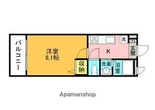福岡県北九州市小倉北区東篠崎1丁目【マンション】の間取り