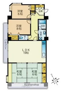 4LDKの間取り画像