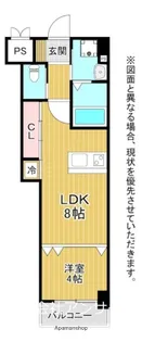 スマート到津【8階】の間取り