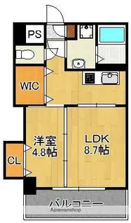 福岡県北九州市八幡東区中央2丁目【アパート】の間取り