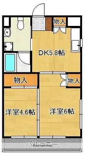 福岡県北九州市八幡西区上の原4丁目【マンション】の間取り