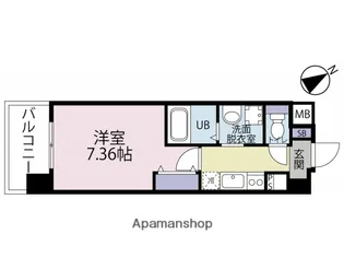 福岡県北九州市小倉北区江南町【マンション】の間取り