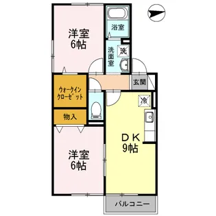 グリーンヒルズ宮前【1階】の間取り