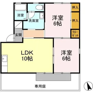アークフォーレス【1階】の間取り