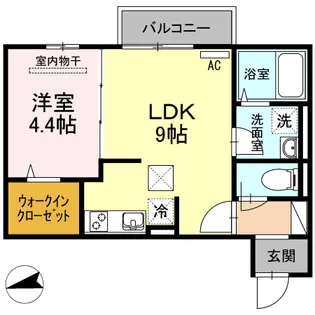 ソレールヴィラⅡ C棟【1階】の間取り