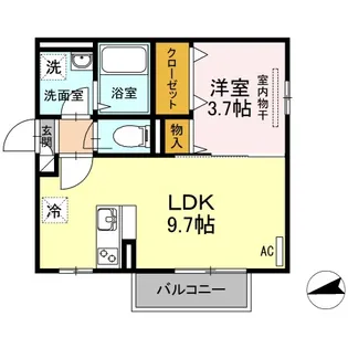 ソレールヴィラⅡ C棟【2階】の間取り