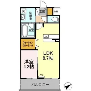 四季荘【3階】の間取り