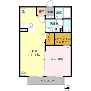 センターガーデン【2階】の間取り