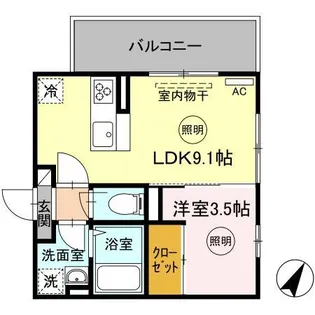 Sakura【2階】の間取り