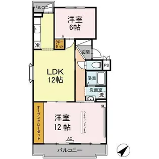 プレジデントタカヤ3【3階】の間取り