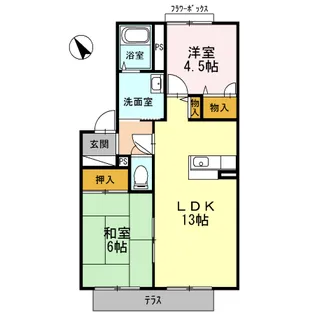 タイムⅢ【1階】の間取り