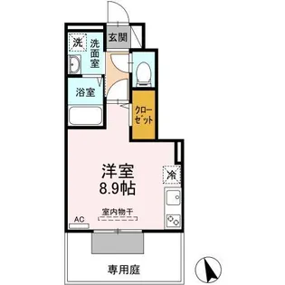 エスペランサ祇園原町【1階】の間取り