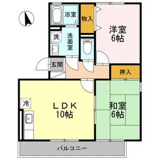 エトワール嵐山【3階】の間取り