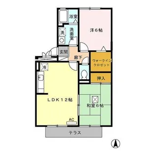 ポサーダ平田【1階】の間取り