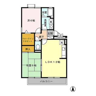 ポサーダ平田【2階】の間取り