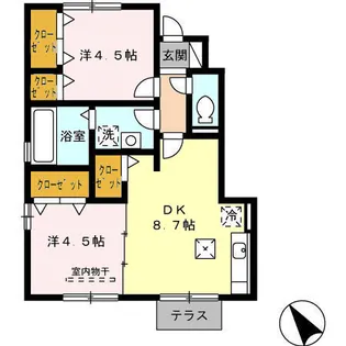 ファミリーコート【1階】の間取り