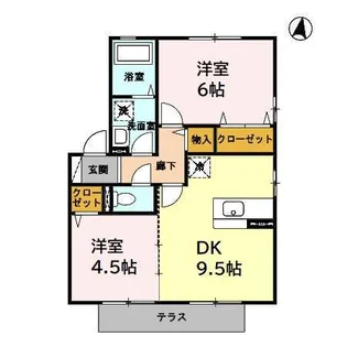ポサーダ井草【1階】の間取り