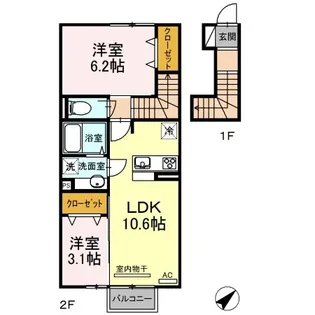CHR-26【2階】の間取り