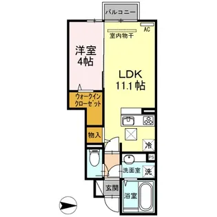 HN’s D-room in楡【1階】の間取り