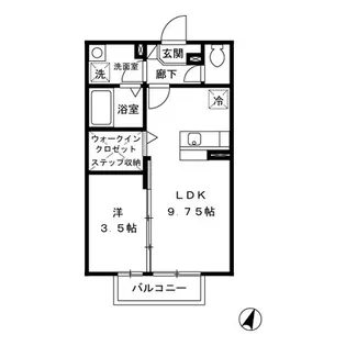 アルタヴィラ【2階】の間取り