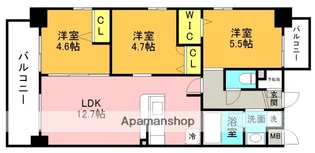 福岡県北九州市八幡西区本城学研台1丁目【マンション】の間取り