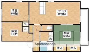 福岡県北九州市小倉南区東貫2丁目【アパート】の間取り
