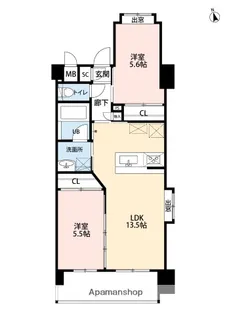 福岡県北九州市八幡東区西本町3丁目【マンション】の間取り