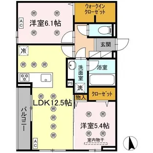 アトレ西折尾【2階】の間取り
