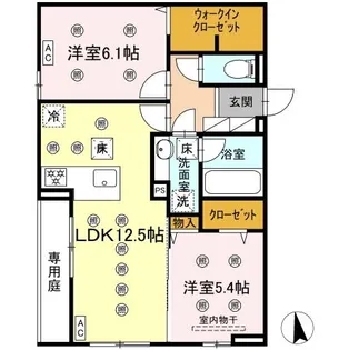 アトレ西折尾【1階】の間取り
