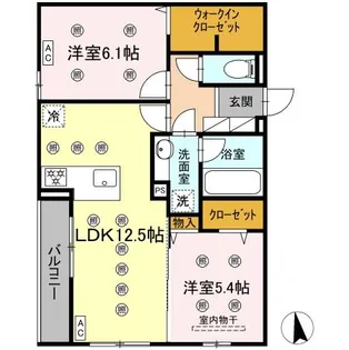アトレ西折尾【3階】の間取り