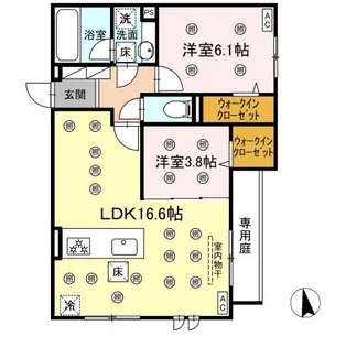 アトレ西折尾【1階】の間取り