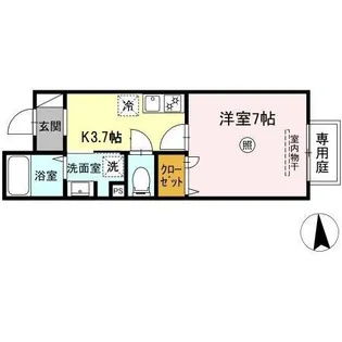 CARO(カロ)【1階】の間取り