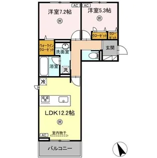プレステージⅣ【2階】の間取り