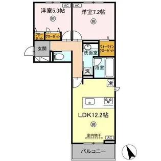 プレステージⅣ【2階】の間取り