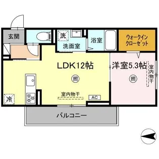 D-ROOM本城東 A棟【3階】の間取り