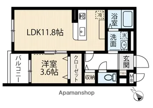 La Pause ATAGO【3階】の間取り