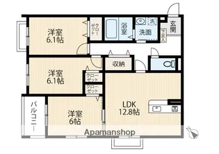 La Pause ATAGO【2階】の間取り