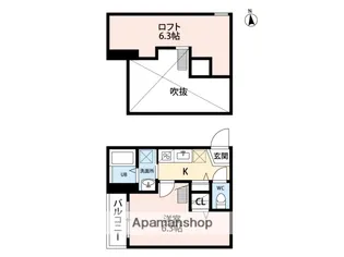 ソフィアHJⅡ【2階】の間取り