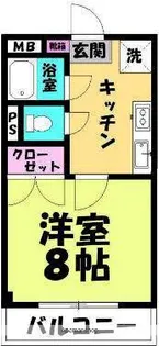 福岡県大野城市東大利1丁目【マンション】の間取り