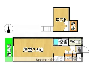 Tコーポ壱番館【1階】の間取り