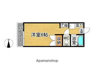 ステイタス館太宰府Ⅱ【1階】の間取り