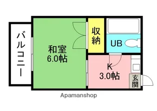 シャトー和桂美【2階】の間取り