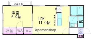 J・HILLS−SUZAKU【2階】の間取り