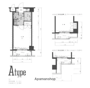 キャンパスシティ太宰府【6階】の間取り