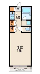 メゾンすがや【1階】の間取り