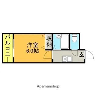 シャトー太宰府【3階】の間取り
