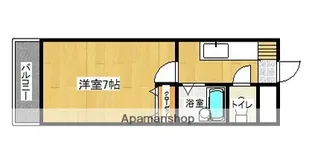 シャトー太宰府【2階】の間取り