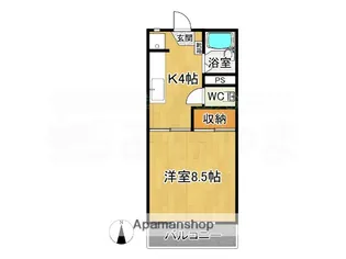 カーサアルカディア【2階】の間取り